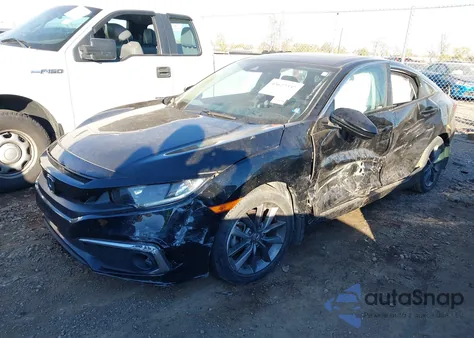 2019 Honda Civic Ex-L из США, поврежденный, VIN 19XFC1F79KE004666